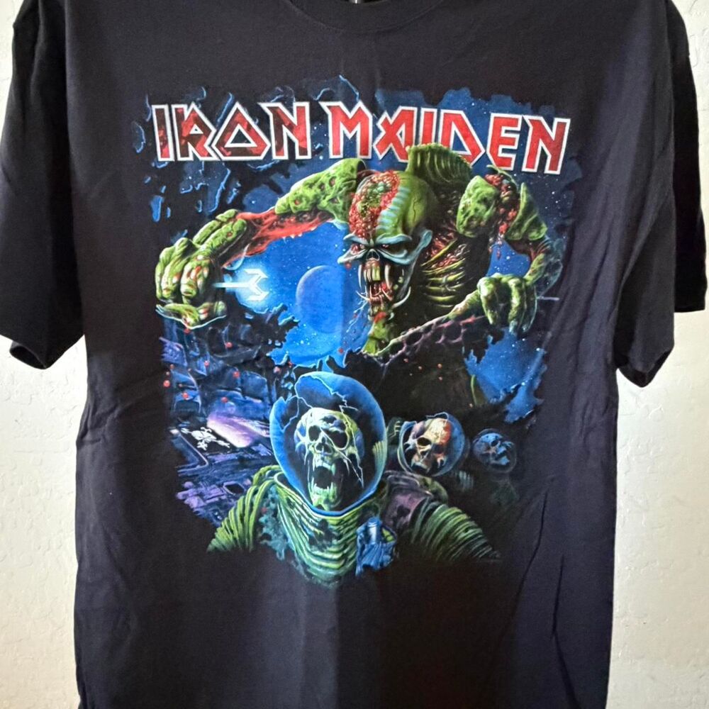 Iron Maiden The Final Frontier World Tour 2010 Band Tee